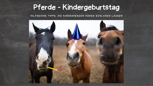 Kindergeburtstag zum Thema Pferde