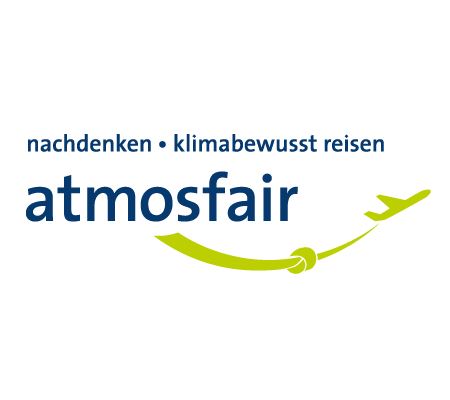 Atmosfair-Logo - CO2 Kompensation für unsere Erlebnisse