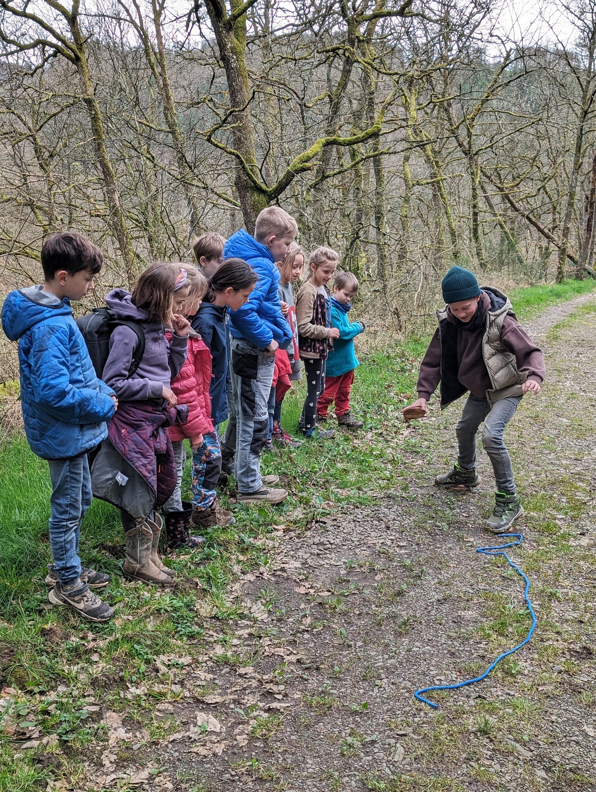 Die Aufgabe "Keine Spuren auf dem Boden zu interlassen" ist gar nicht so einfach