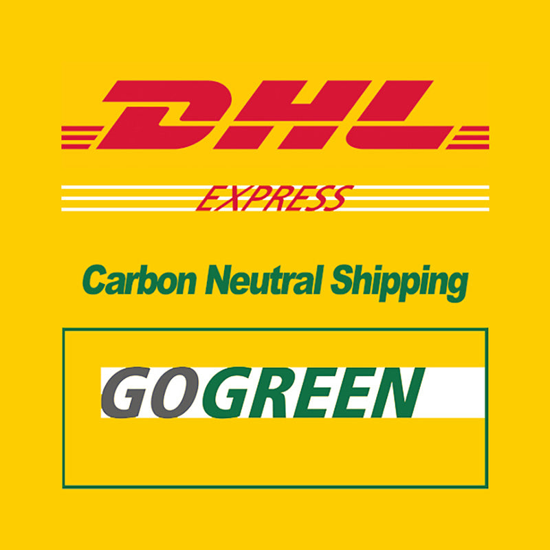 DHL GoGreen logo - Nachhaltiger Versand für unsere Erlebnisse